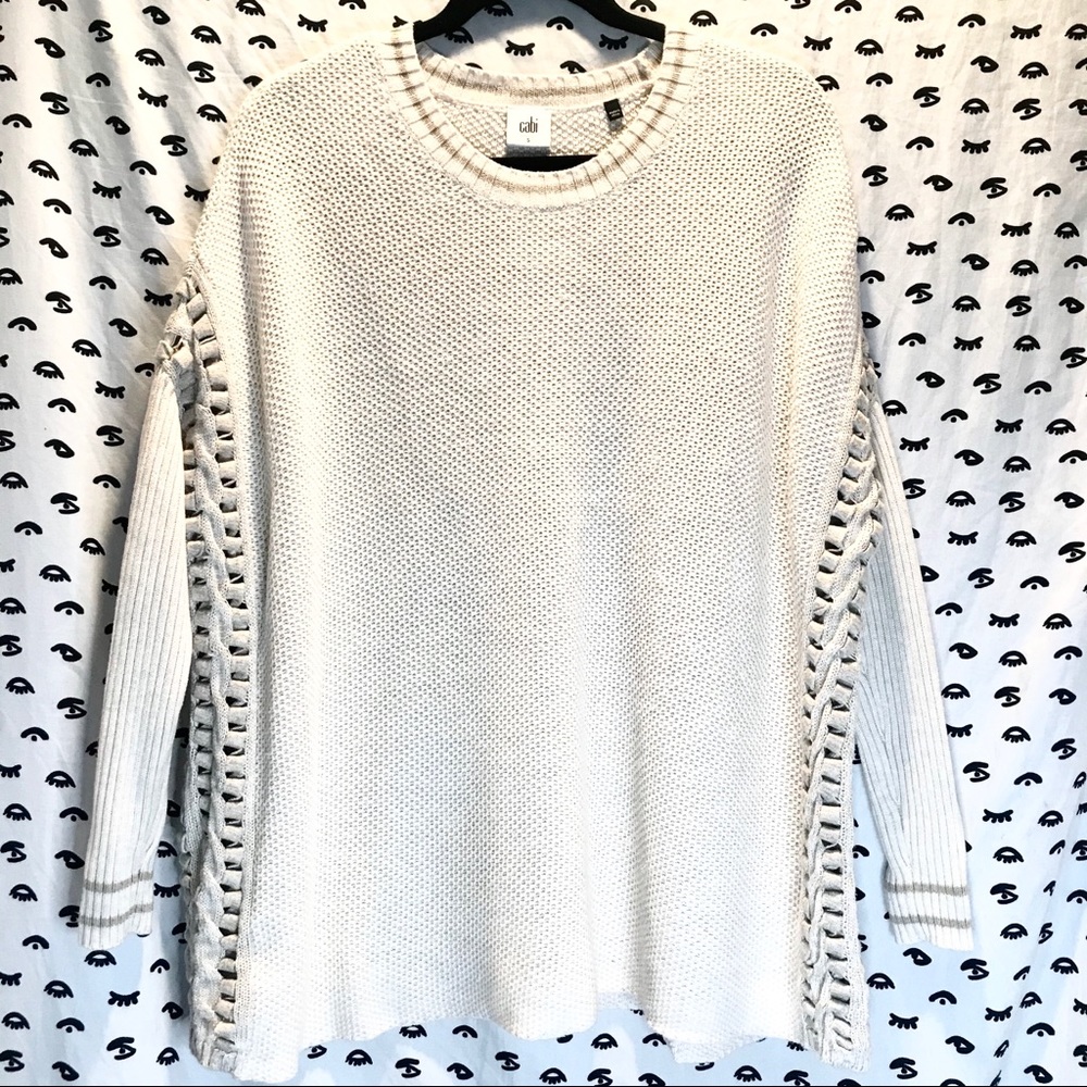 Cabi Oversized Beige Sweater